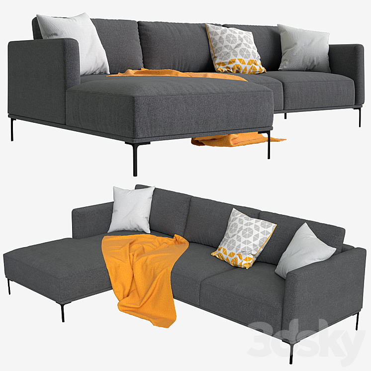 Sofa_Made_Milo_corner 3D Model