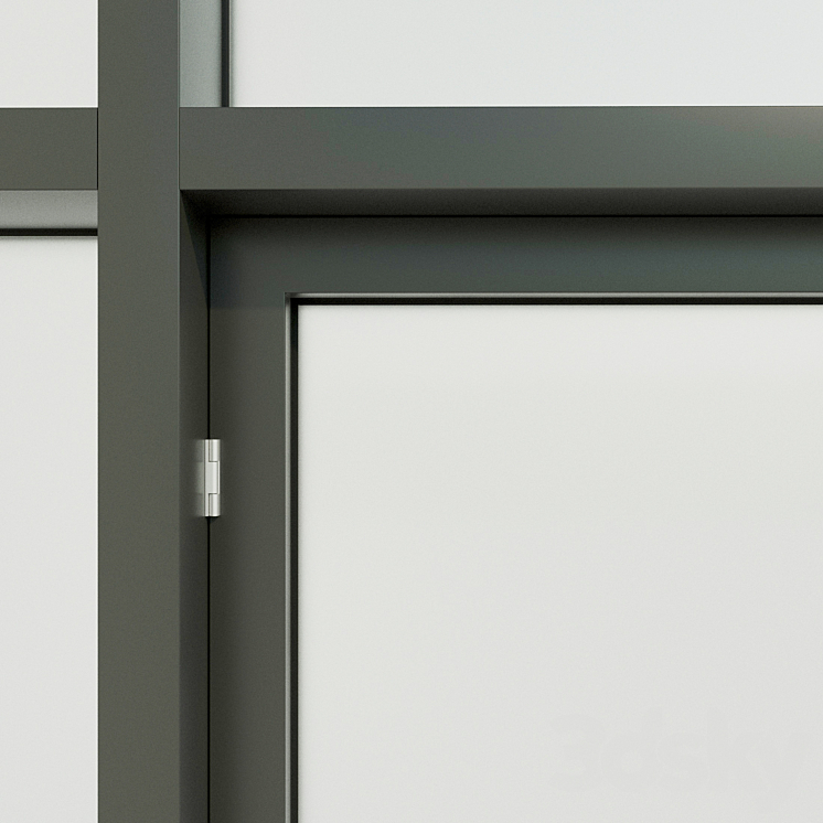 Panoramic windows. Stained Glass.6 3D Model