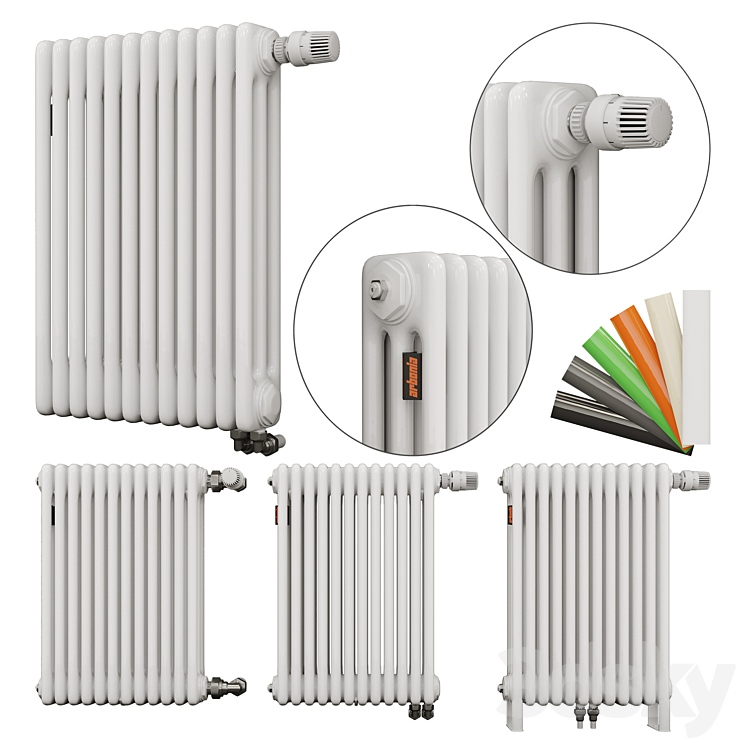 Arbonia Radiators set (three-tube)