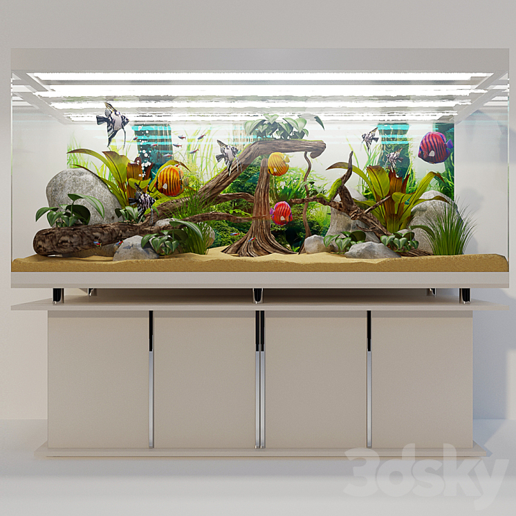 “Aquarium “”Tropiki””” 3DS Max - thumbnail 1