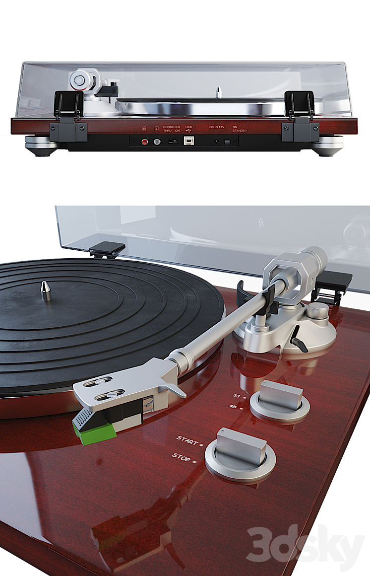 TEAC TN-300 3D Model