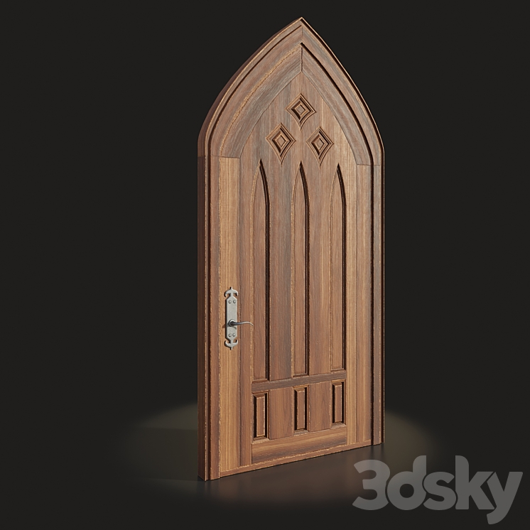 Gothic door - Doors - 3D model