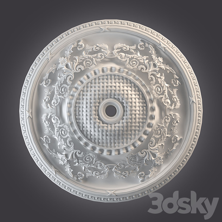 Ceiling outlet 3DS Max - thumbnail 1