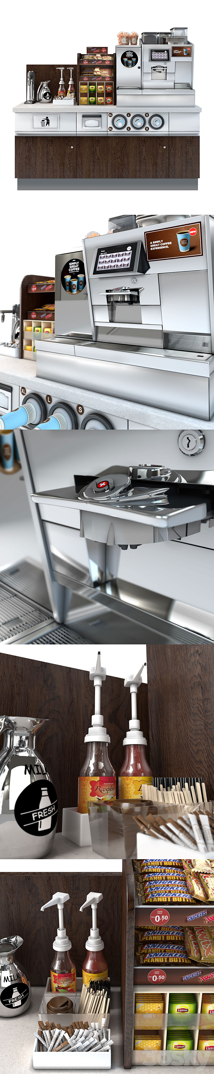 Thermoplan Black & White3 CTMC 3D Model