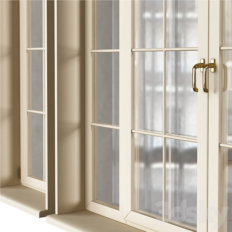 Entrance window number 001 3D Model