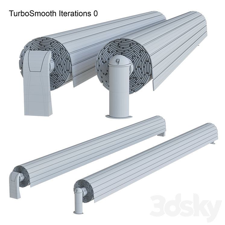 Swimming pool rollets 3D Model