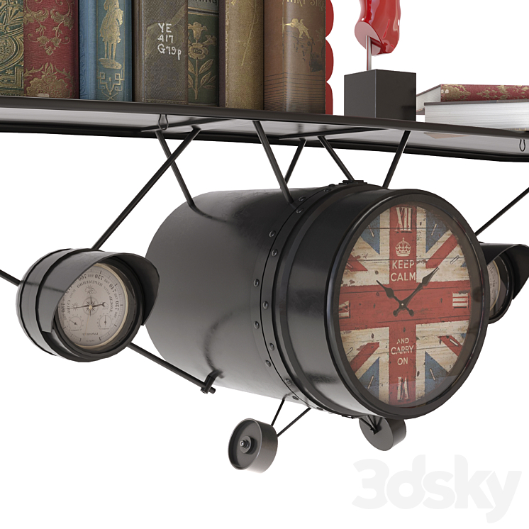 Decorative loft set 3D Model