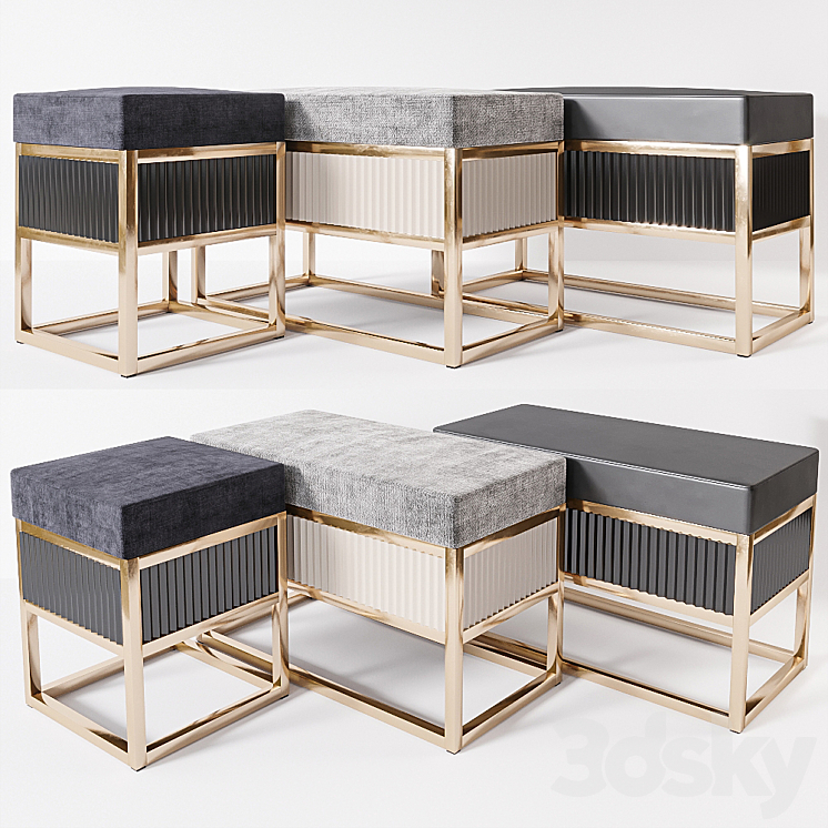 Academy Bench by Oasis Group 3DS Max - thumbnail 1