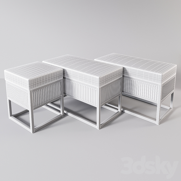 Academy Bench by Oasis Group 3DS Max - thumbnail 2