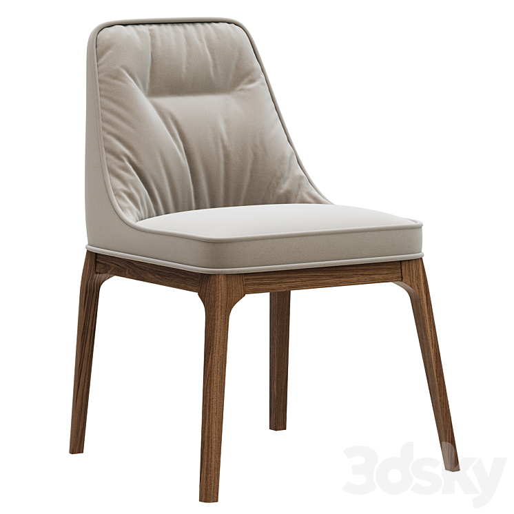 Dantone Home Chair Hampton 3DS Max - thumbnail 1