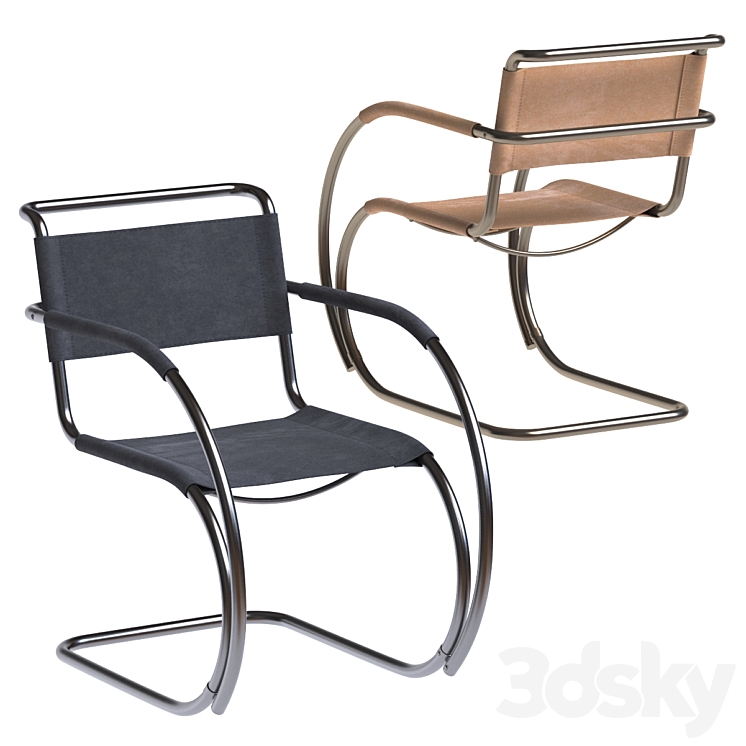 Chair Thonet Limited Edition S 533 F 3DS Max - thumbnail 1