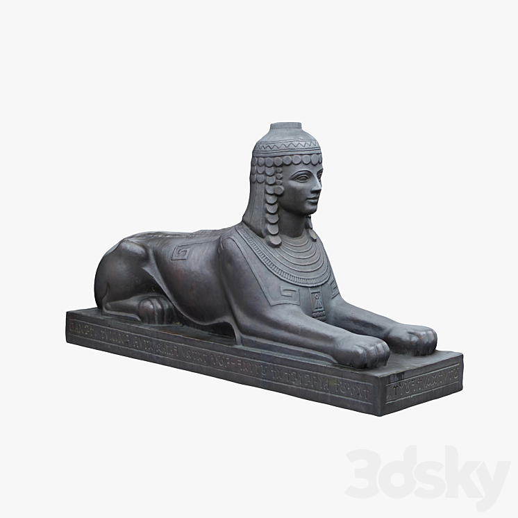 “Sculpture “”Sphinx”” №2″ 3DS Max - thumbnail 1