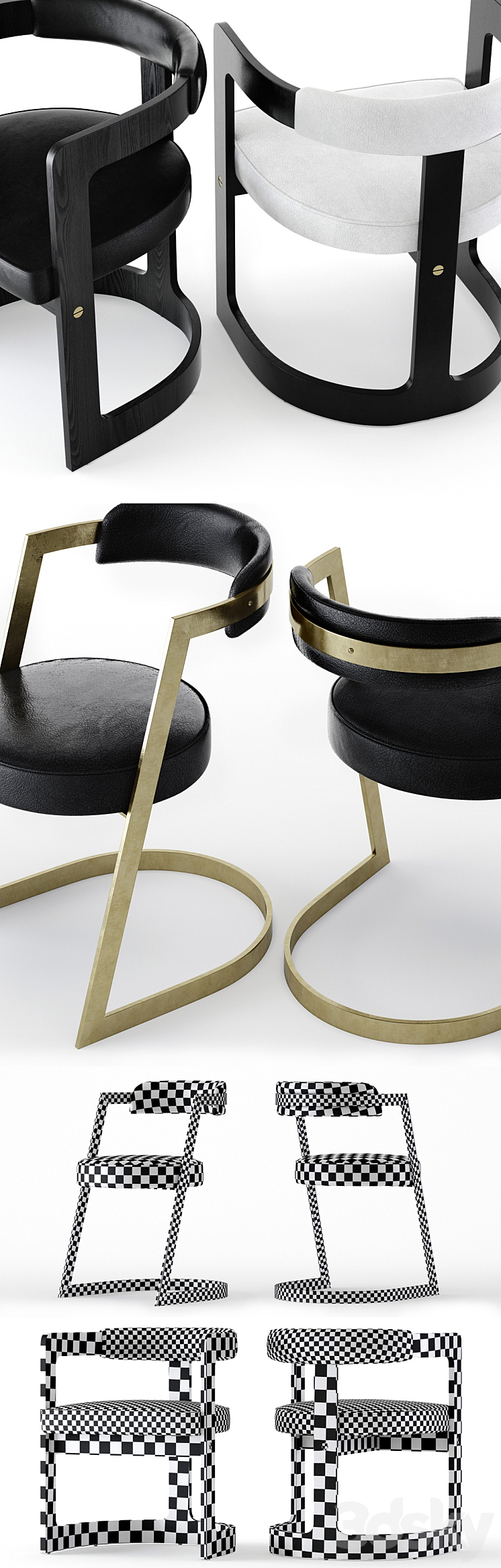 Kelly Wearstler Studio and Zuma Chairs 3DS Max - thumbnail 2
