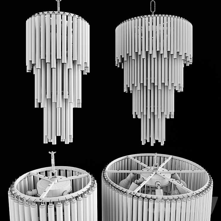 Chandelier Gigi L S. 3D Model