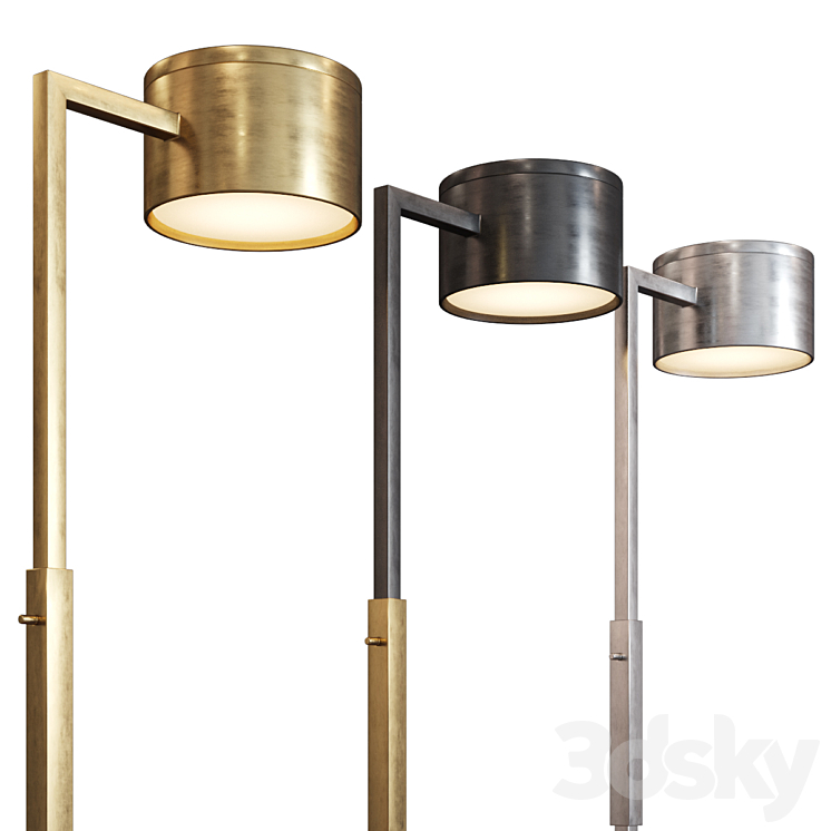 Larchmont floor lamp by Kelly Wearstler 3DS Max - thumbnail 2