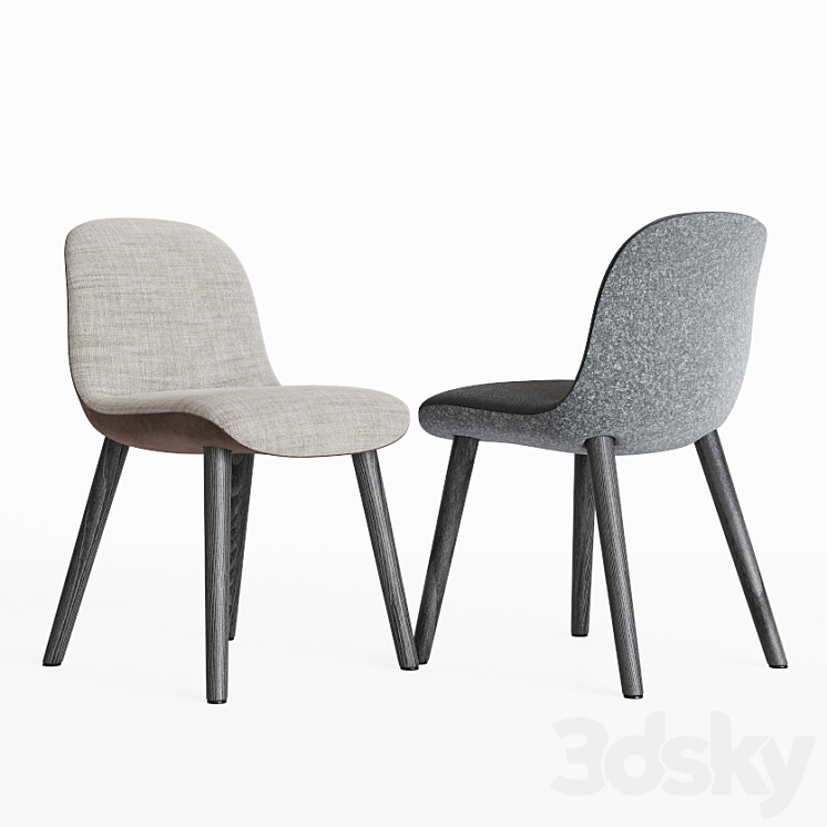 Mad Dining Chair Poliform 3DS Max - thumbnail 2
