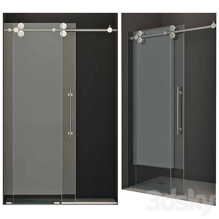 Shower doors SYDNEY 3D Model