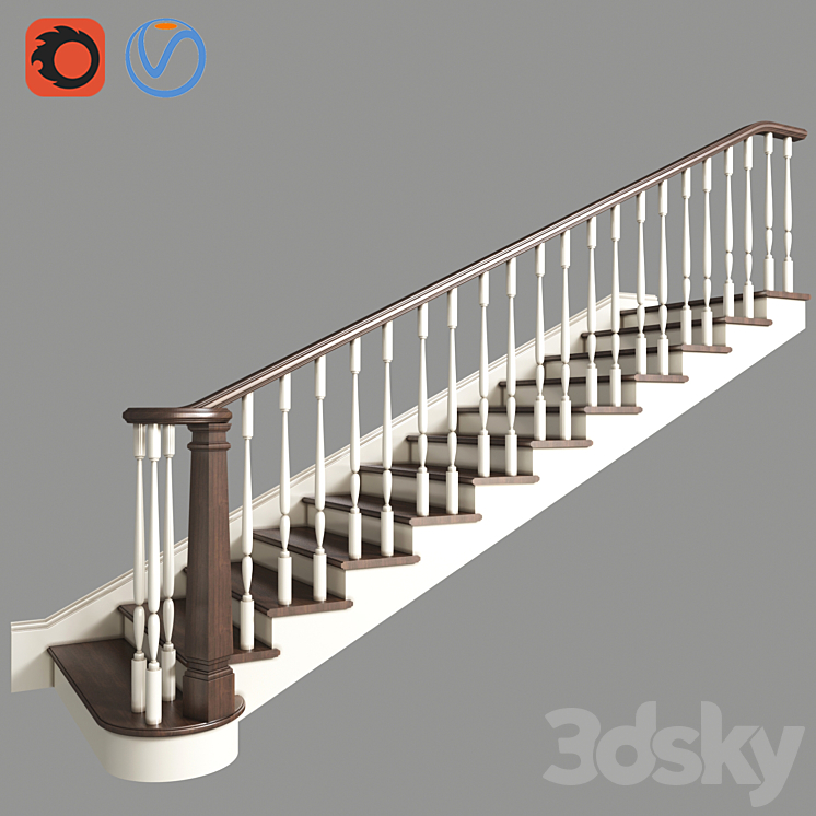 STAIRS 3DS Max - thumbnail 1
