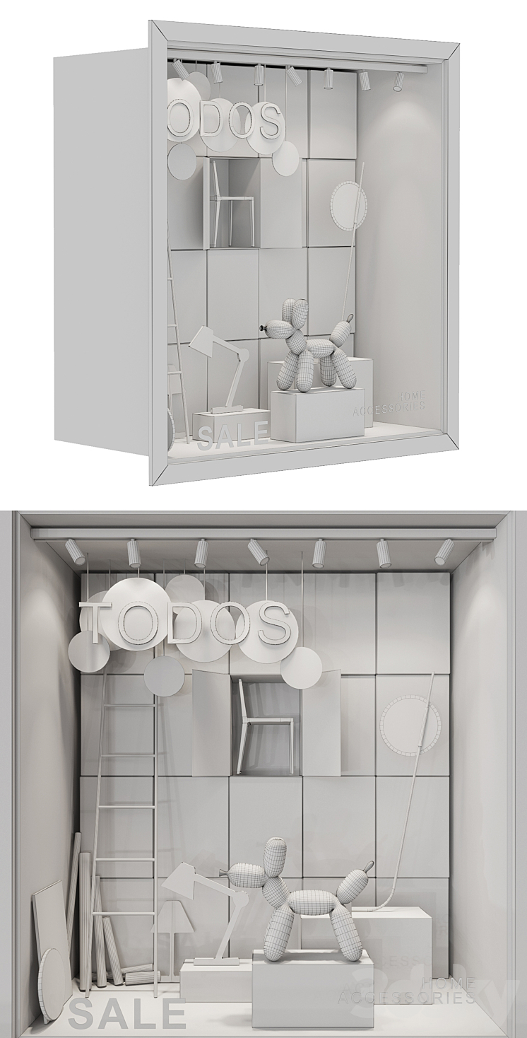 Shop_Window 3D Model