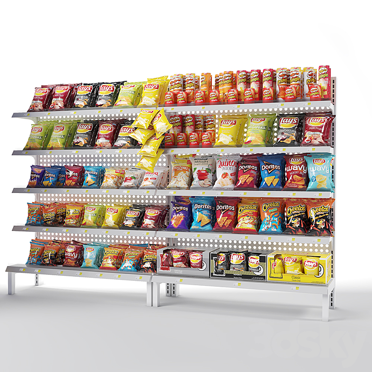 Mall Display Stand 3D Model