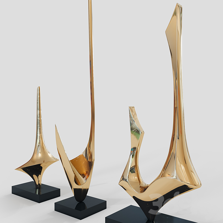 DENIS MITCHELL SCULPTURE SET 3 3D Model