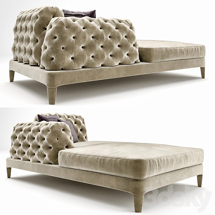 CTS Salotti Elliot Daybed 3DS Max - thumbnail 1