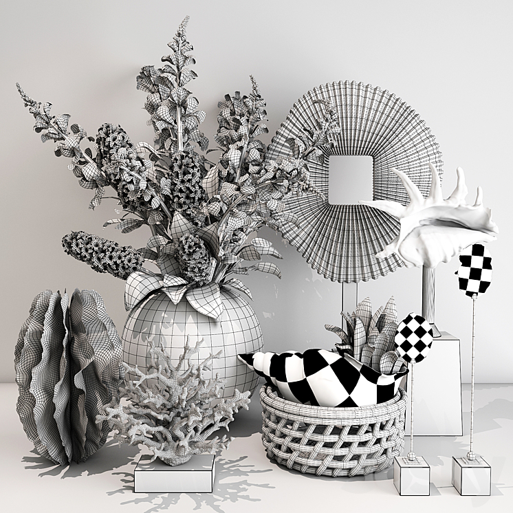 Decorative set 35 3D Model