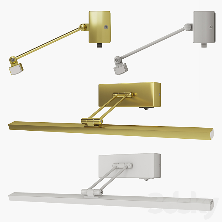 Illumination for paintings Odeon Light Sarta 4615 / 16WL 3D Model