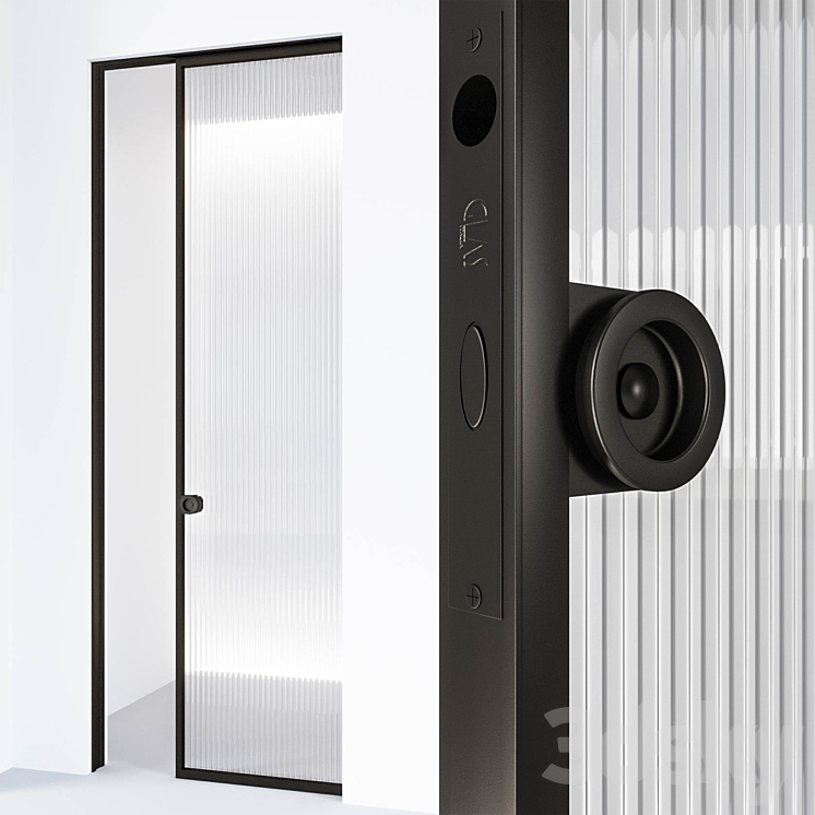 Aladin Pocket Mono door by Glas Italia 3D Model