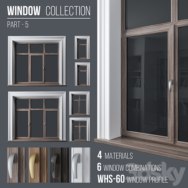 Window Collection Part 5 3DS Max - thumbnail 1