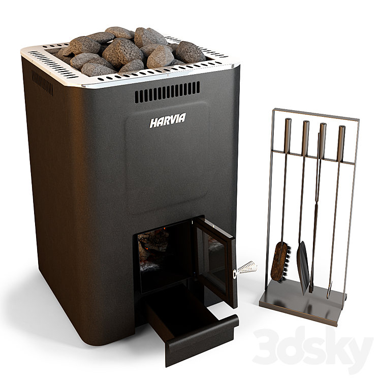 Harvia 36 (WK360) 3D Model