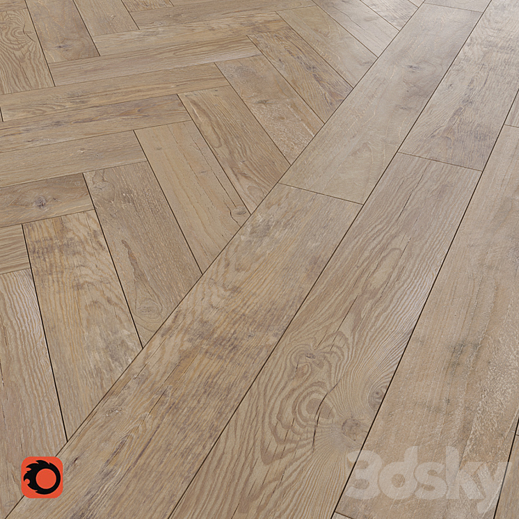 Timber Floor Tile 3DS Max - thumbnail 1