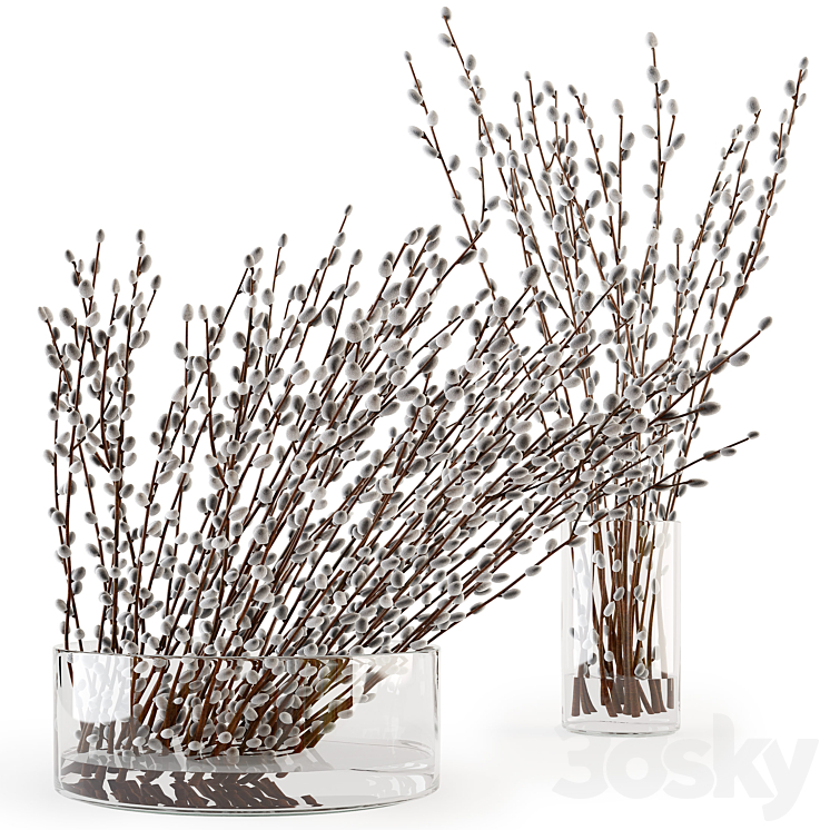 Branches in a vase 006 3DS Max - thumbnail 1