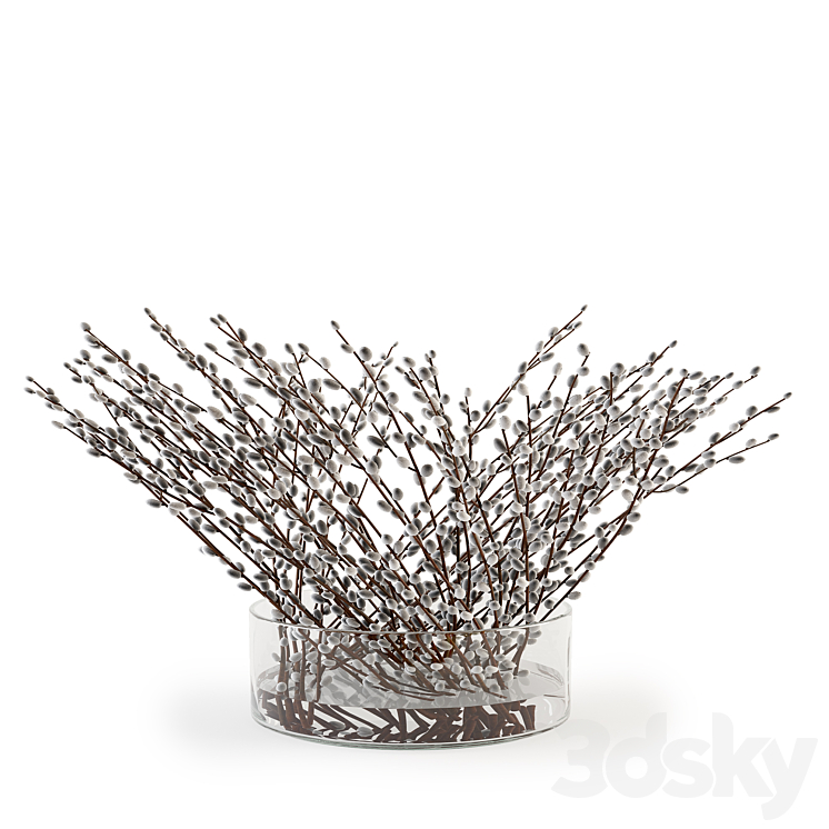 Branches in a vase 006 3DS Max - thumbnail 2