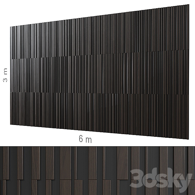 Decorative wall 168.