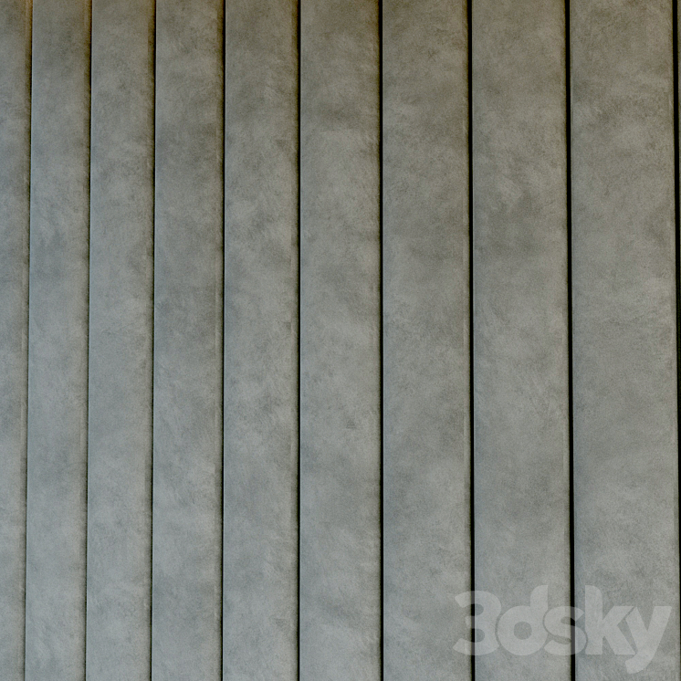 Decorative wall. Soft panel. 43 3D Model
