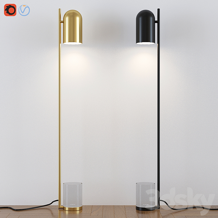 Floor lamp Luceo Floor Lamp by AYTM 3DS Max - thumbnail 1
