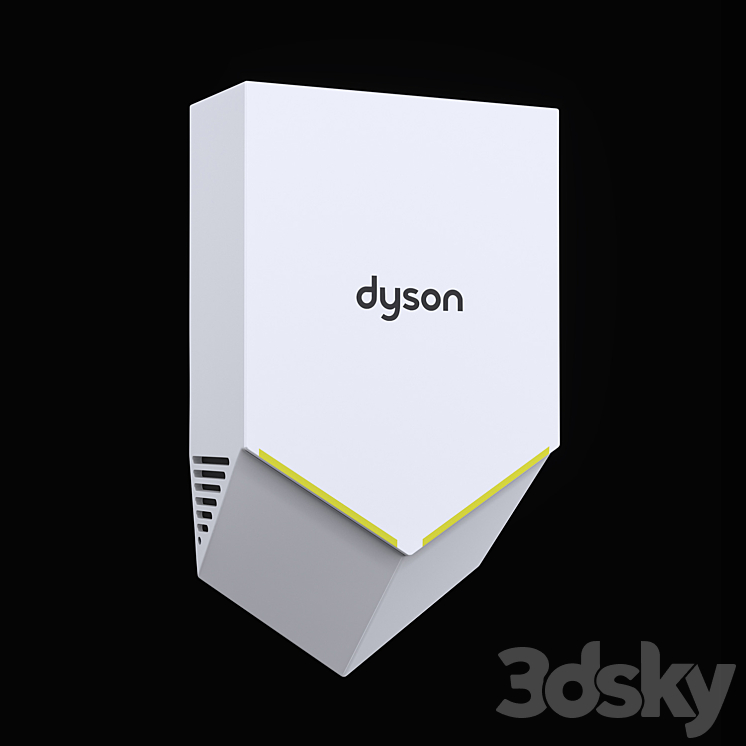 dyson airblade v 3DS Max - thumbnail 2