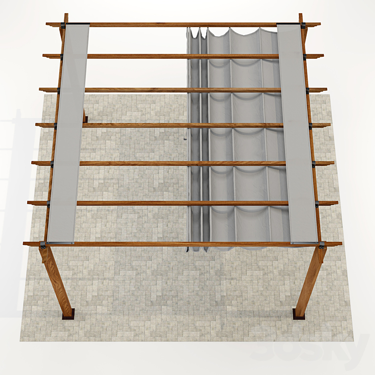 Paragon florence pergola 3D Model