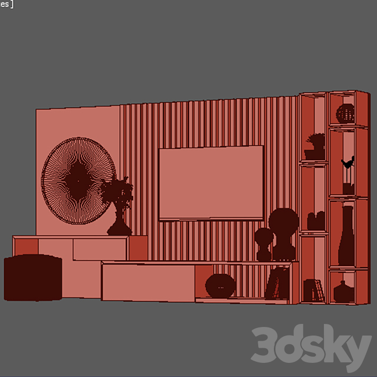 Thermo with TV Stand_05 3DS Max - thumbnail 2