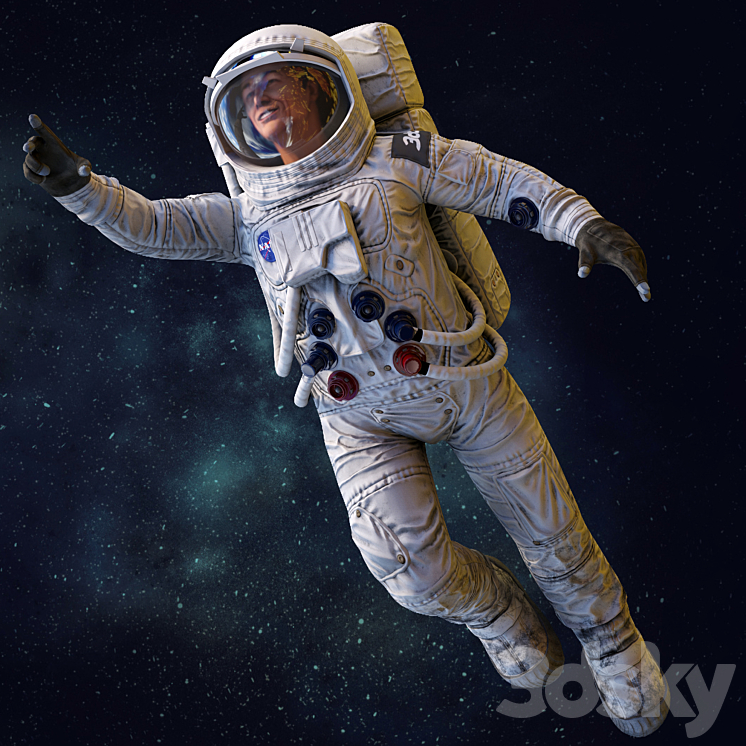 Astronaut 3D Model
