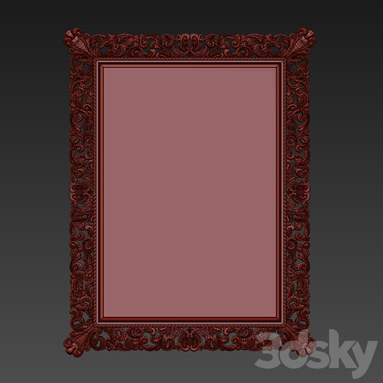 Mirror CLASSICAL CHIC 3DS Max - thumbnail 2