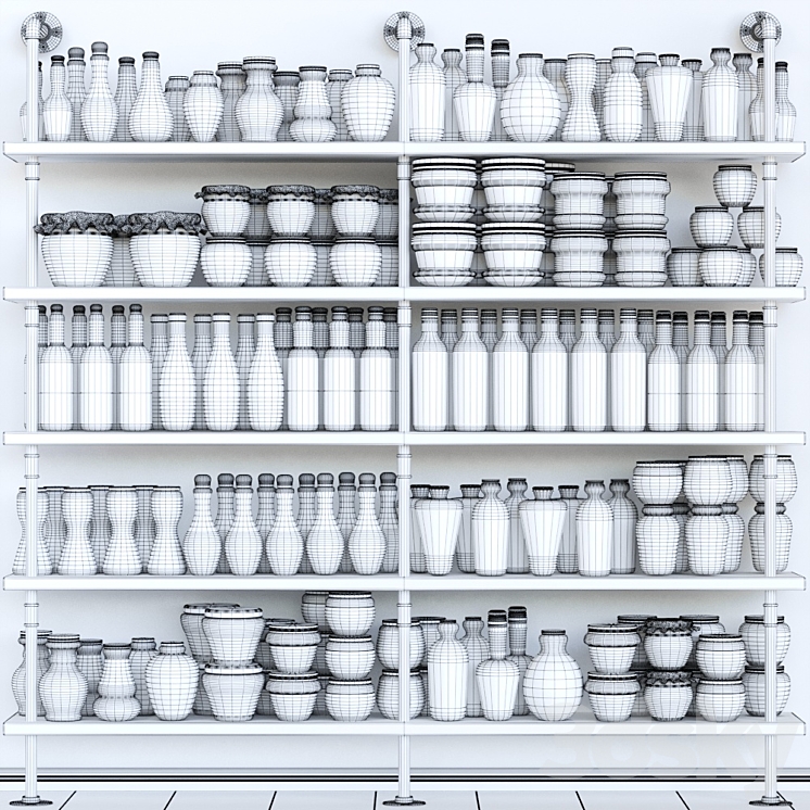 StoreShelf (31) 3D Model