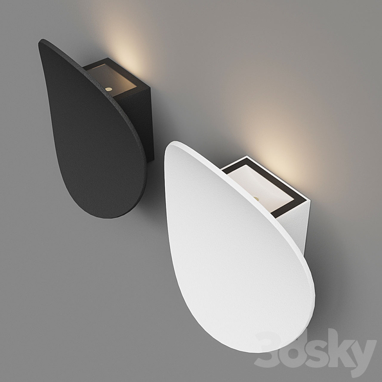 Sconce Nimbo artelamp A6079AL-1GY A6079AL-1WH 3D Model