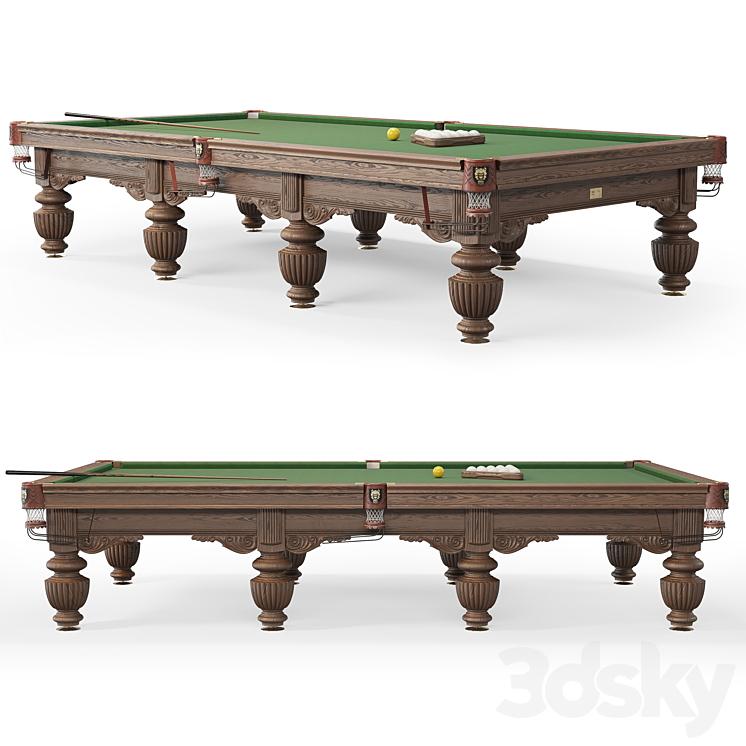 “Billiard table Ruptur “”Baron””” 3D Model