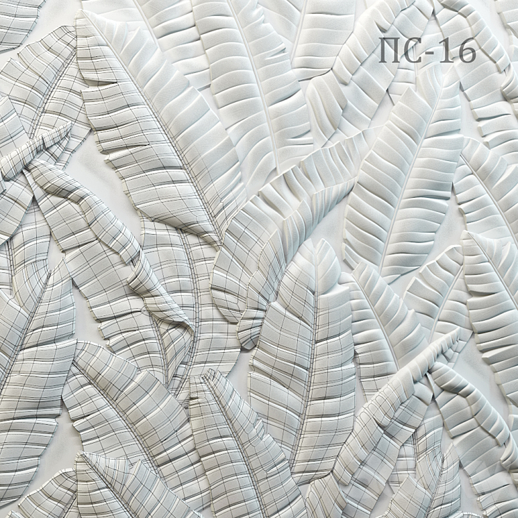 Decorative 3D panel PS-16 3D Model