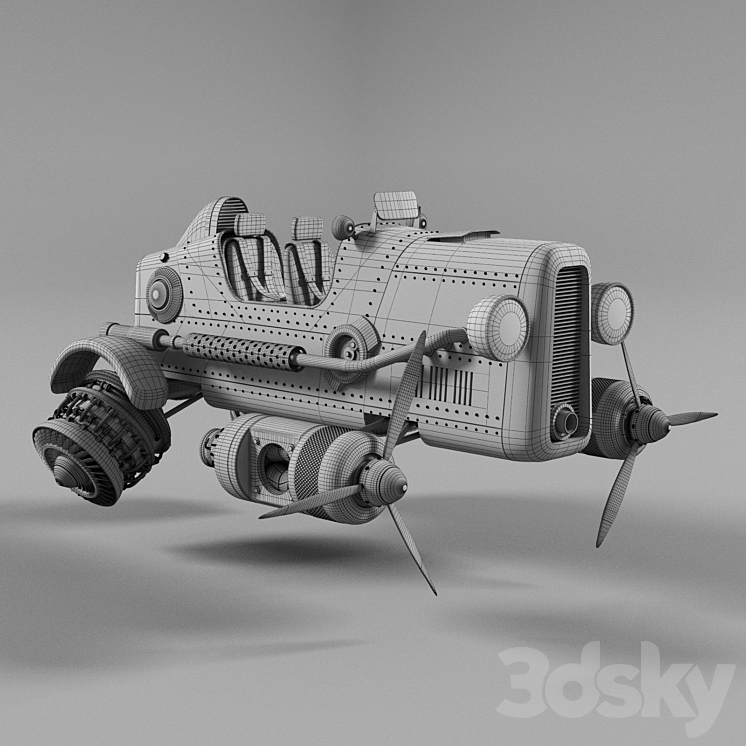 CAR Dragonfly 3D Model