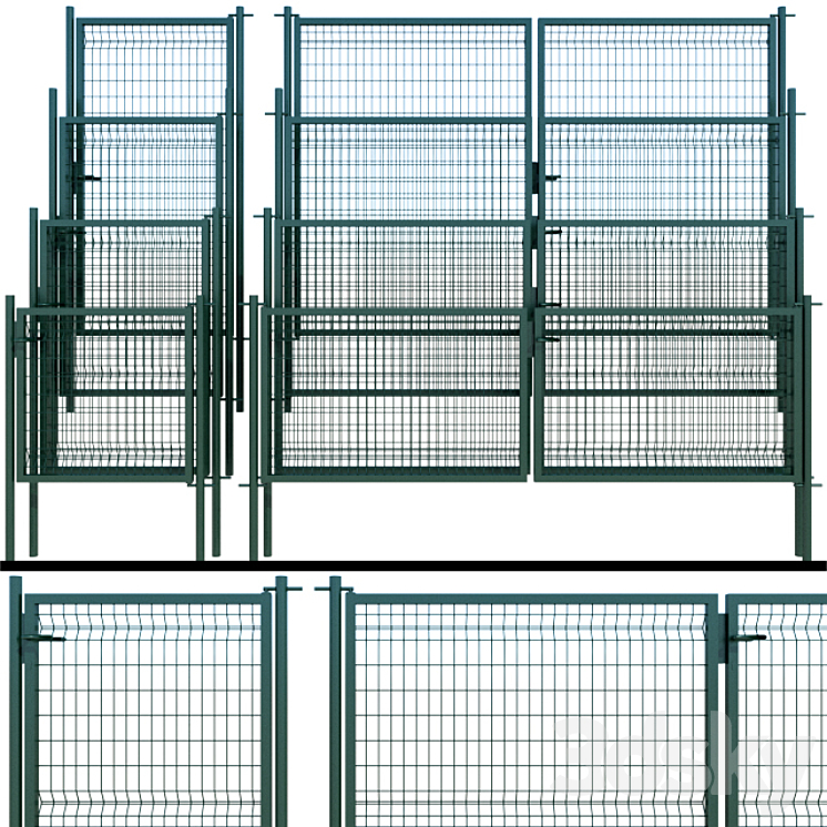 Swing gates wicket