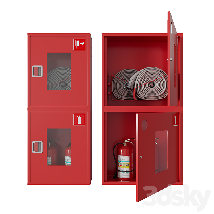 Fireproof Cabinets 3DS Max - thumbnail 1