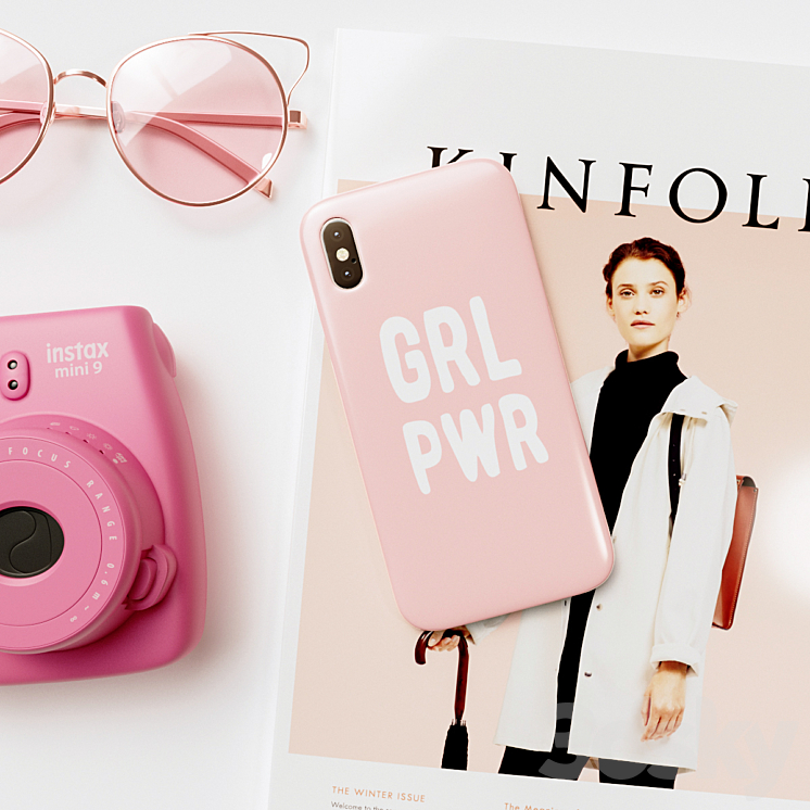 fujifilm instax mini 9 (set) 3D Model